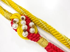 正絹　振袖用　手組帯締め